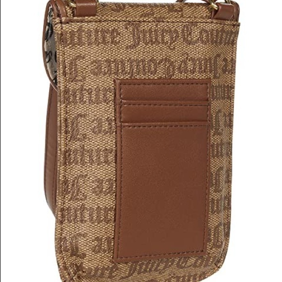 JUICY COUTURE Gothic Status Brown Love Club Cellie Purse - Picture 4 of 10